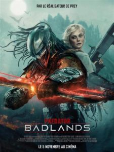 Affiche du film Predator Badlands sorti en 2025